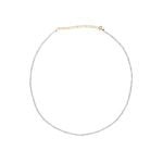 Gargantilla de piedra labradorita de 2 mm.