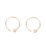 aura-pendiente14 mm-gold-rose-white